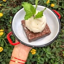 Foto de Brownie con Helado