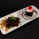 Foto de Brownie artesanal con helado 