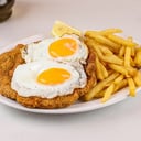 Foto de MILANESA DE POLLO COMPLETA 