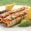 Foto de Enchiladas carne deshebrada con salsa roja