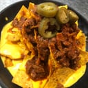 Foto de Nachos con Salsa de Queso y Carne