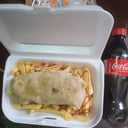 Foto de Combo burrito 25/20 centímetros, súper papas y gaseosa