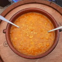 Foto de Arroz Con rape, langostinos y vieiras ( 2 raciones )