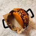 Foto de Pan bao de pulled pork y cebolla frita