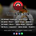 Foto de TABLA 40 MIXTOS SUN