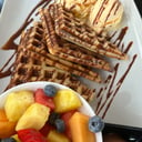 Foto de Waffles con Fruta