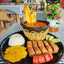 Foto de Frijolada con Chicharrón ( panceta de cerdo)